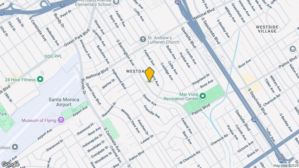 3200 S Barrington Ave Mapa y Detalles de la Ubicación