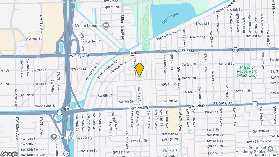 7073 SW 4th St Map and Location Details