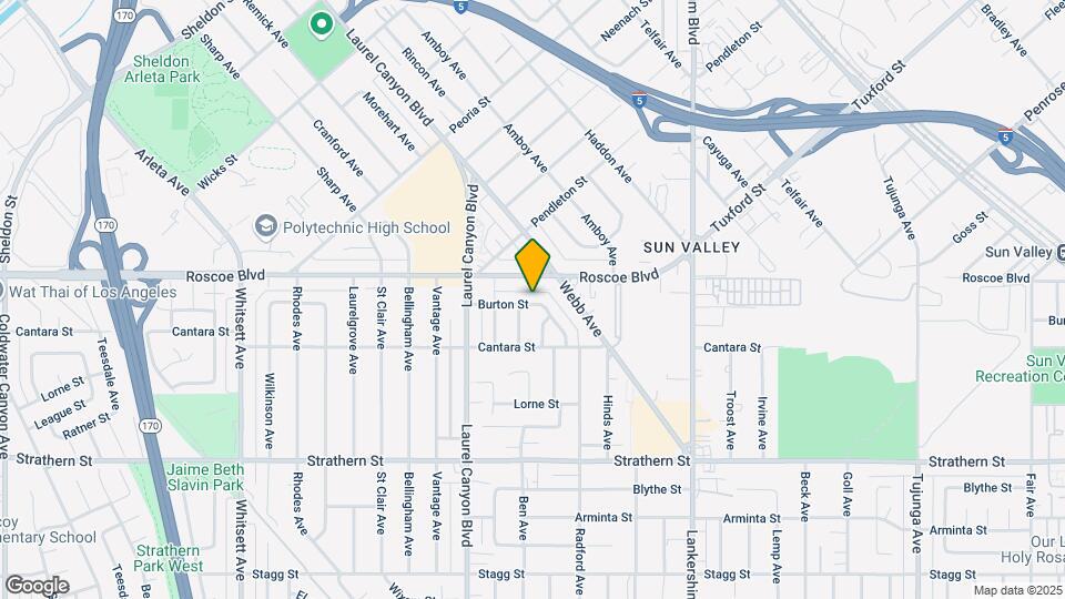 11971 Burton St Map and Location Details