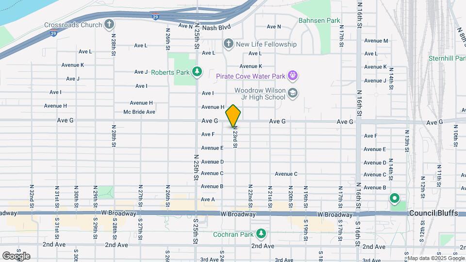 2300 Avenue F Map and Location Details