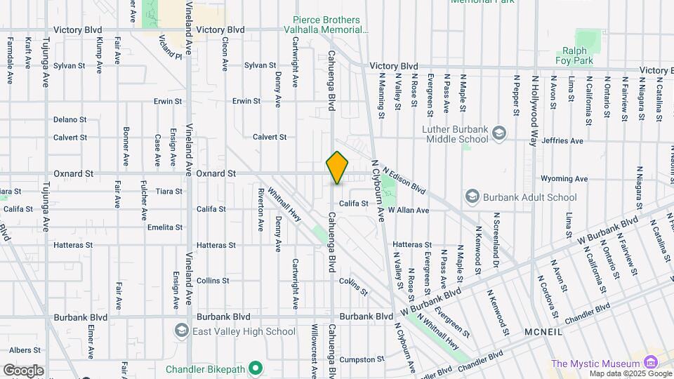 5924-5934 Cahuenga Blvd Map and Location Details