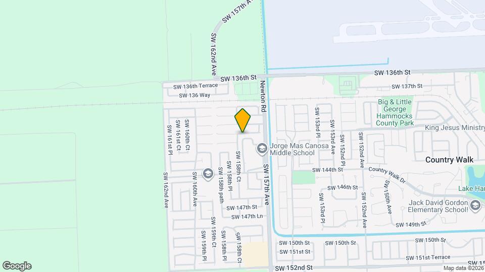 15786 SW 141st St Mapa y Detalles de la Ubicación