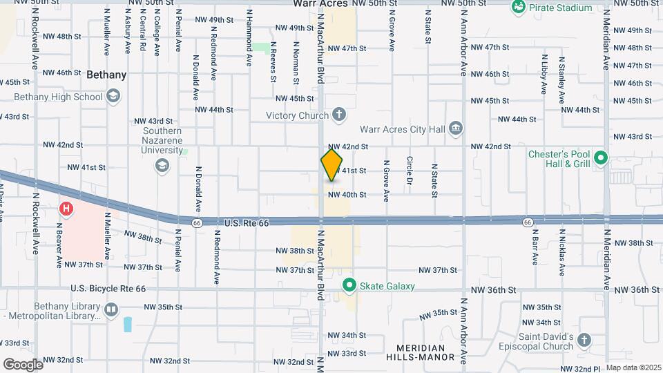 510 N Beard Ave Map and Location Details
