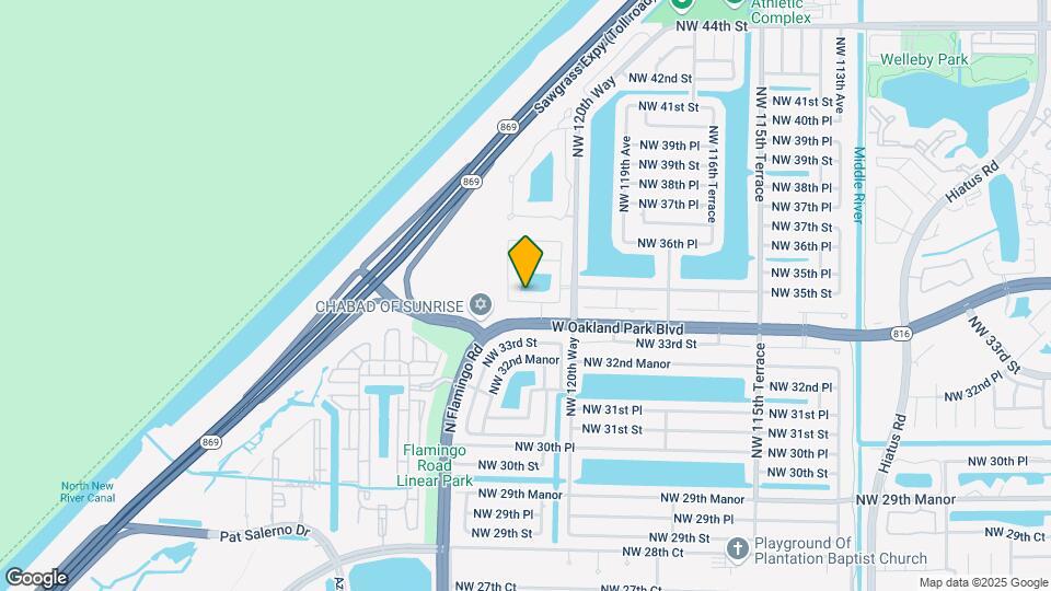 12149 NW 34th St Map and Location Details