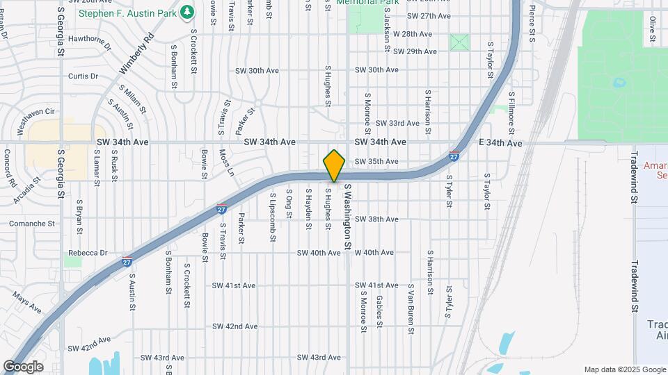 3603 S Hughes St Map and Location Details