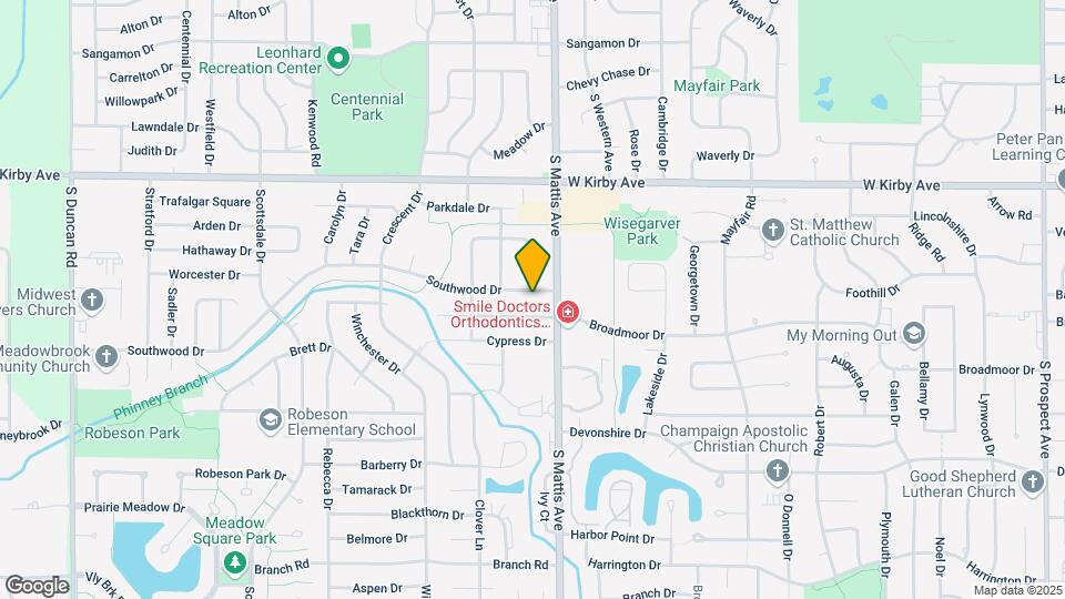 1807 Southwood Dr Map and Location Details