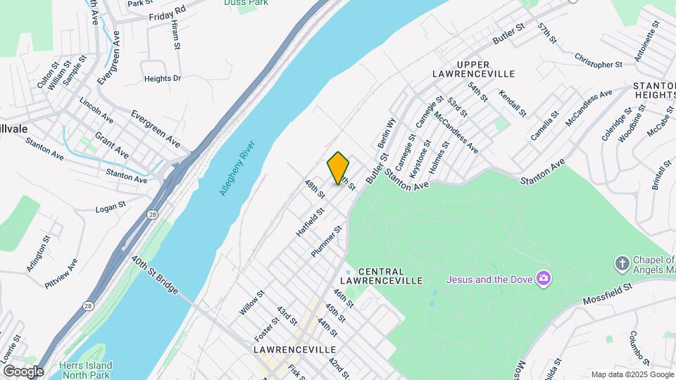 4829 Hatfield St Map and Location Details