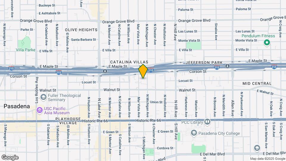 268 N Mar Vista Ave, Unit 2 Map and Location Details