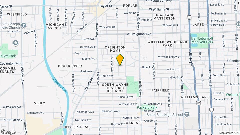 2721 Fox Ave Mapa y Detalles de la Ubicación