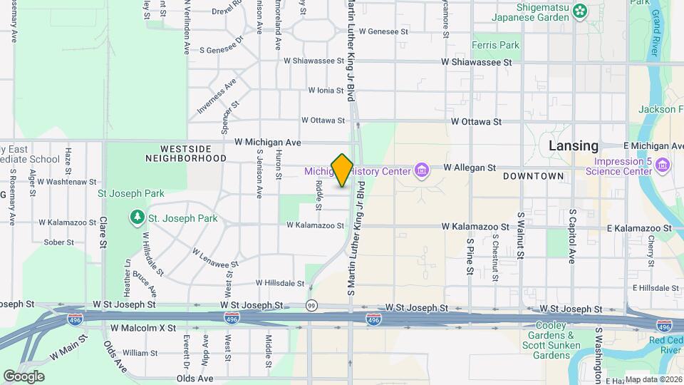 1114 W Washtenaw St Mapa y Detalles de la Ubicación