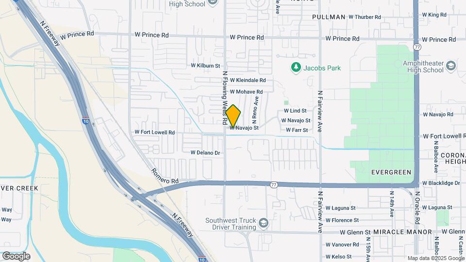 1325-1333 W Navajo St Map and Location Details