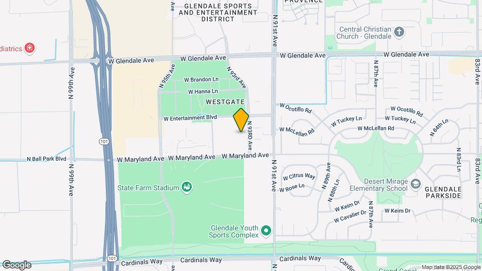 6610 N 93rd Ave Map and Location Details