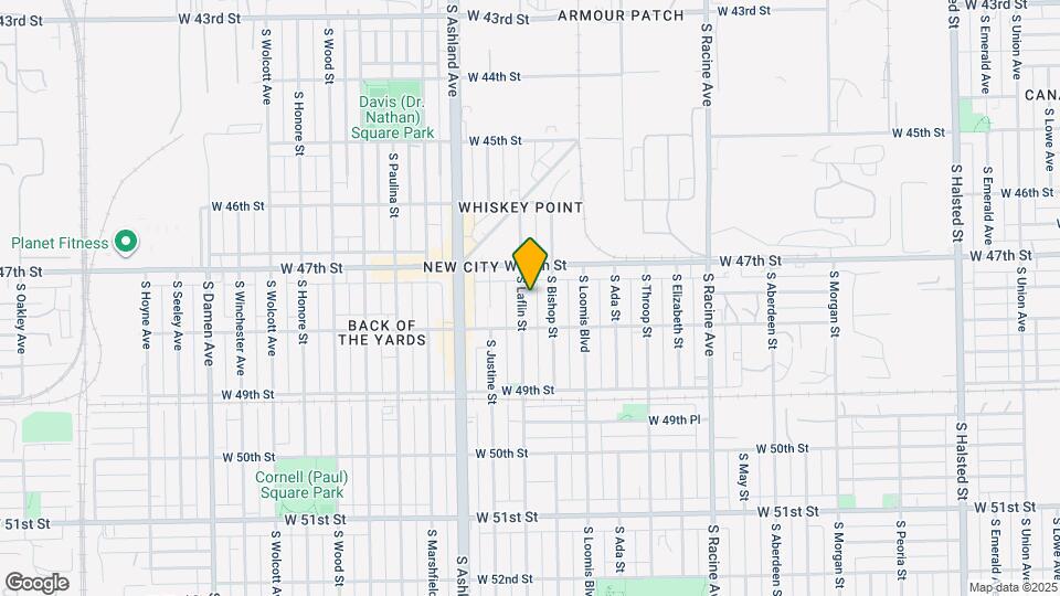 4731 S Laflin St Map and Location Details