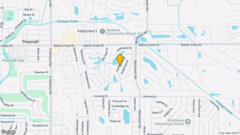 1485 Palmwood Dr Map and Location Details