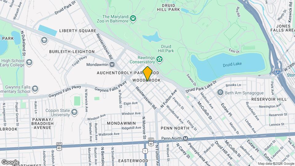 2301 Whittier Ave Map and Location Details