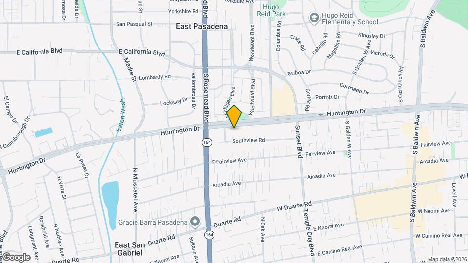 9070 Huntington Dr Map and Location Details