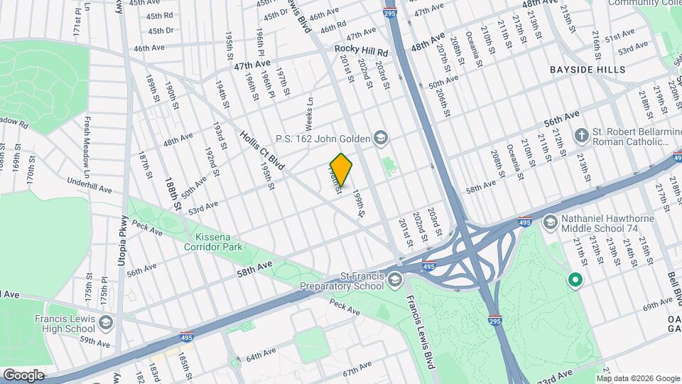 198-01 56th Ave Map and Location Details