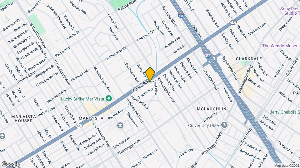 11820 Venice Blvd Mapa y Detalles de la Ubicación