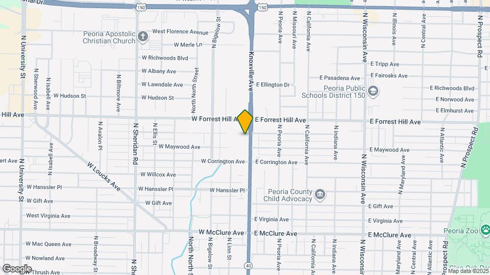 3013 Knoxville Ave Map and Location Details