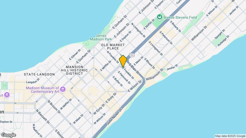 14 S Franklin St Mapa y Detalles de la Ubicación