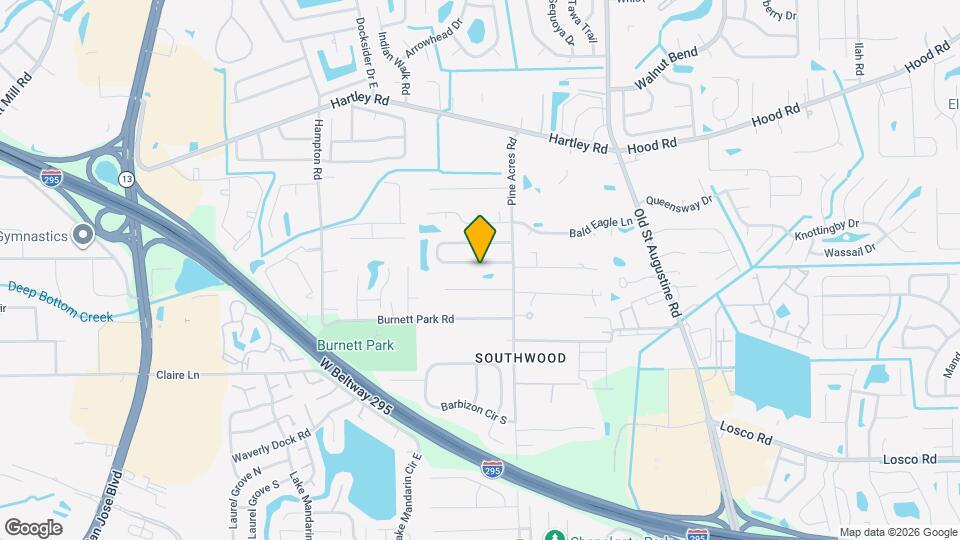 3912 English Colony Dr S Map and Location Details