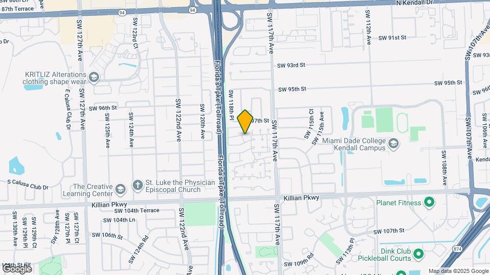 9883 SW 118th Pl Map and Location Details