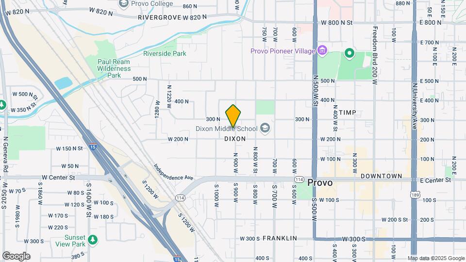 233 N 900 W Map and Location Details
