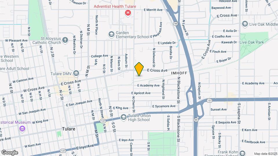 462 N Cherry St Map and Location Details