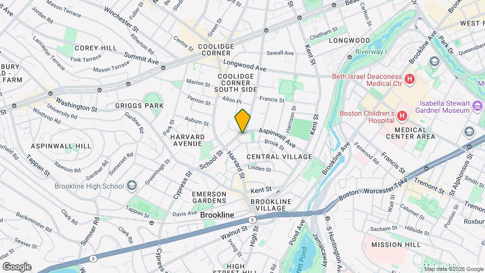 12 Saint Paul St, Unit 111-1R Map and Location Details