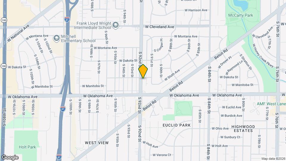 3010 S 92nd St, Unit 3 Map and Location Details