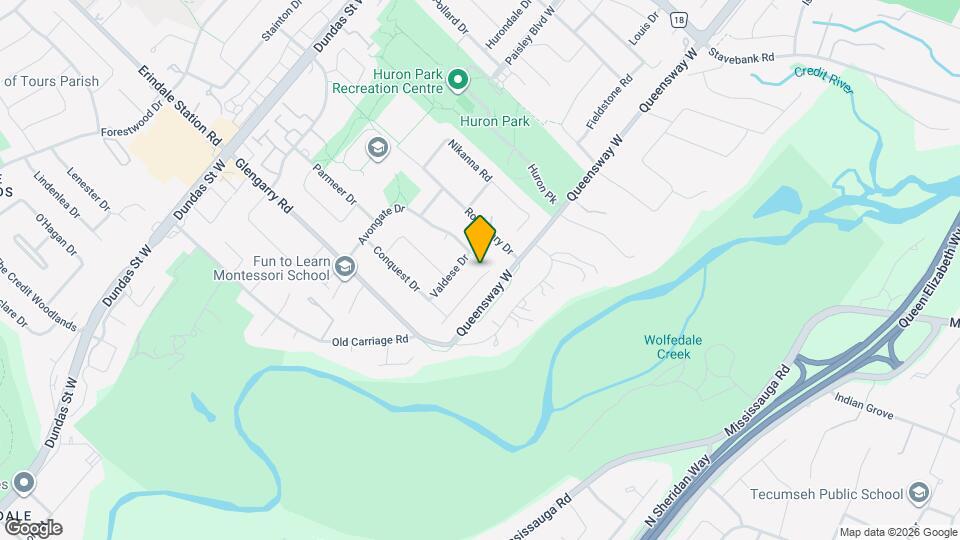 975 Fredonia Dr Map and Location Details