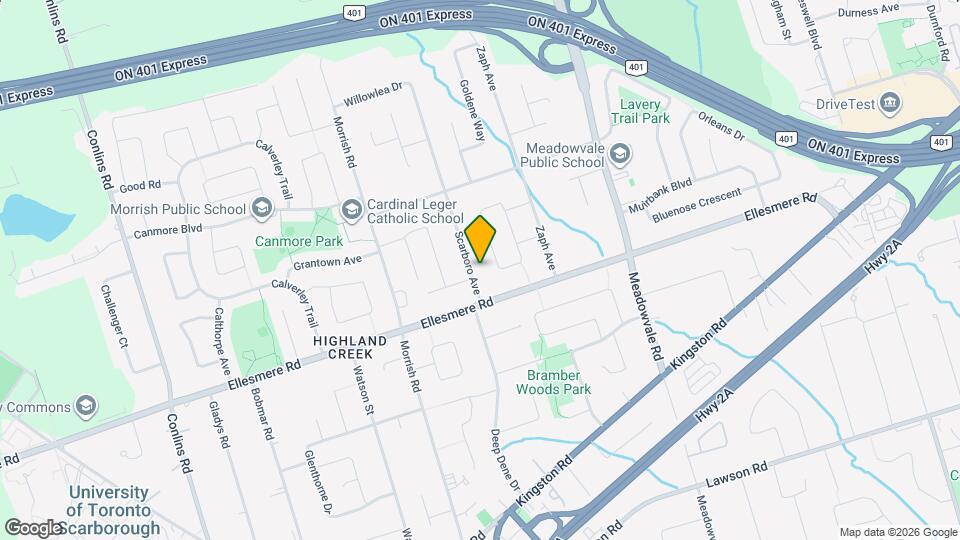 19 Scarboro Ave Map and Location Details