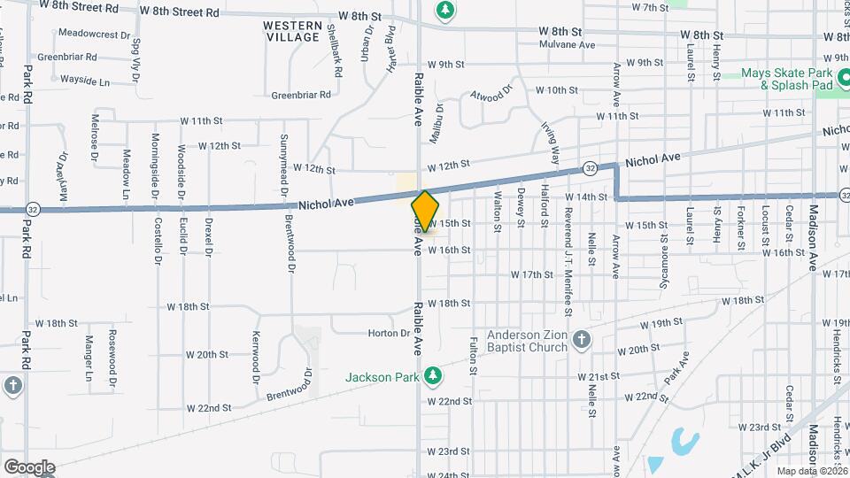 1550 Raible Ave Map and Location Details