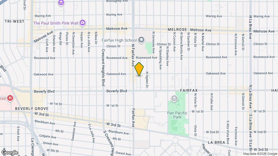 355 N Orange Grove Ave Map and Location Details