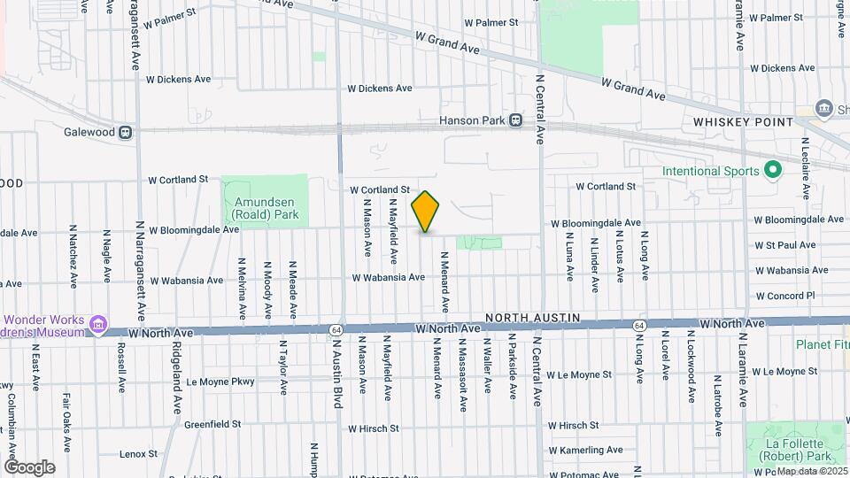 1745 N Monitor Ave Map and Location Details