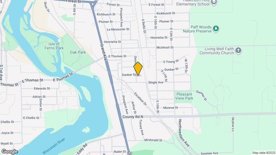 909 Genrich St, Unit 4 Mapa y Detalles de la Ubicación