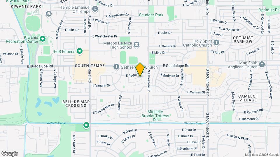 1172 E Vaughn St Map and Location Details