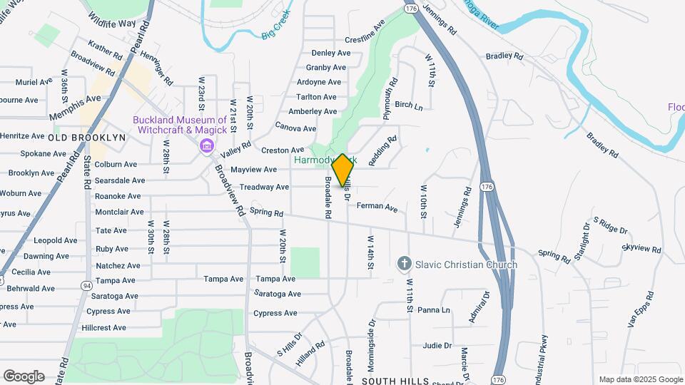 1513 Treadway Ave Map and Location Details