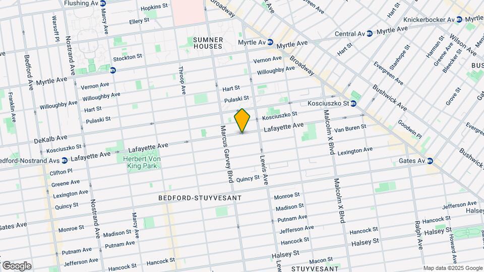 860 Lafayette Ave Map and Location Details