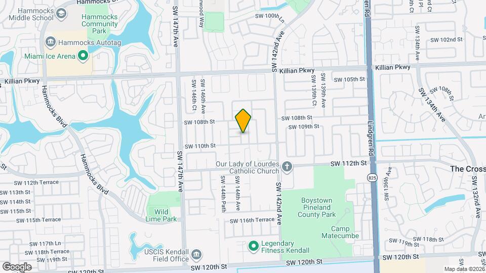 10921 SW 144th Ave Mapa y Detalles de la Ubicación
