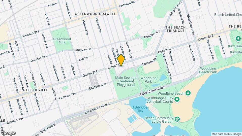 1555 Queen St E Map and Location Details