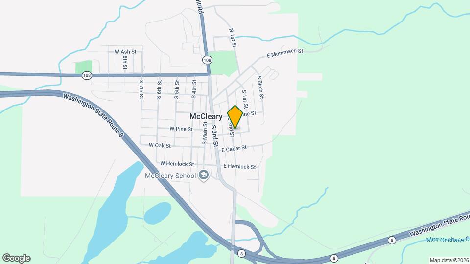 208 W Oak St Map and Location Details