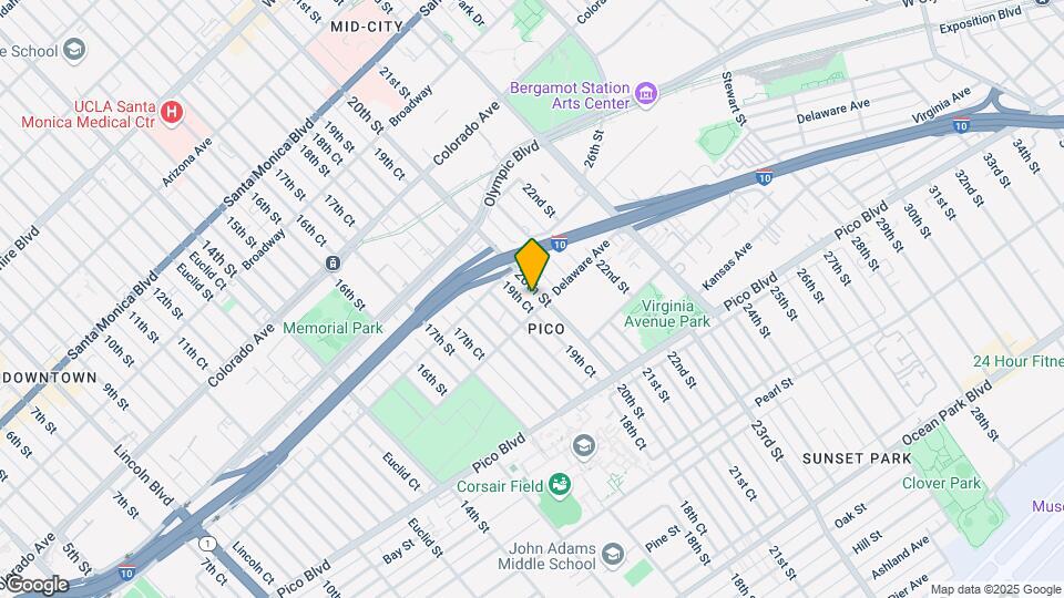 1838 20th St Map and Location Details