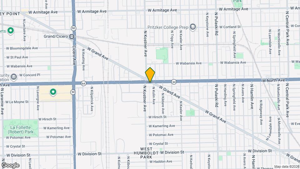 4343 W North Ave, Unit 2 Map and Location Details