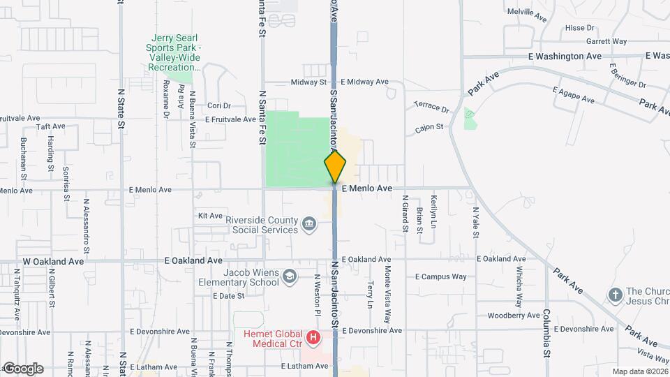 26452 N San Jacinto St Map and Location Details