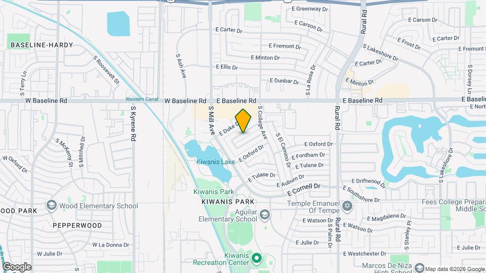 127 E Harvard Dr Map and Location Details