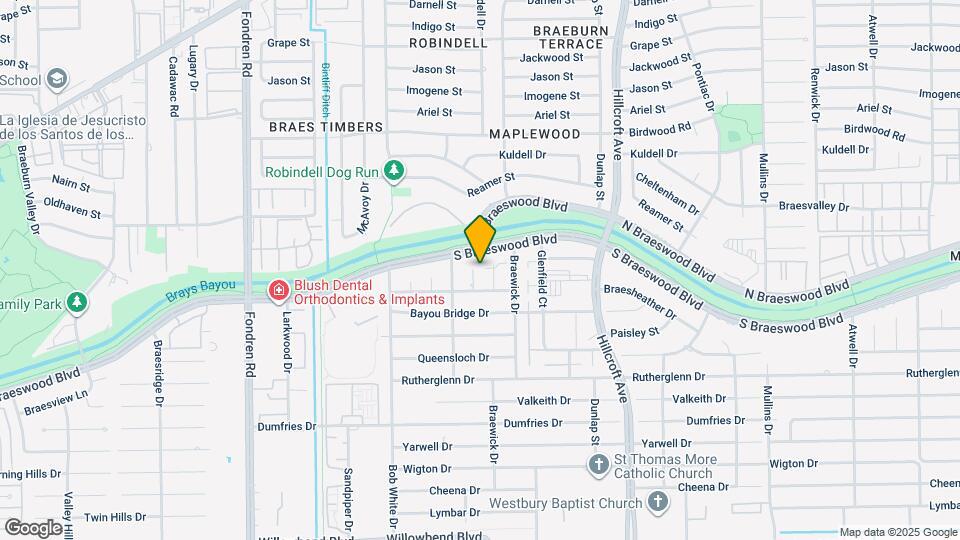 9407 Brooding Oak Cir Map and Location Details