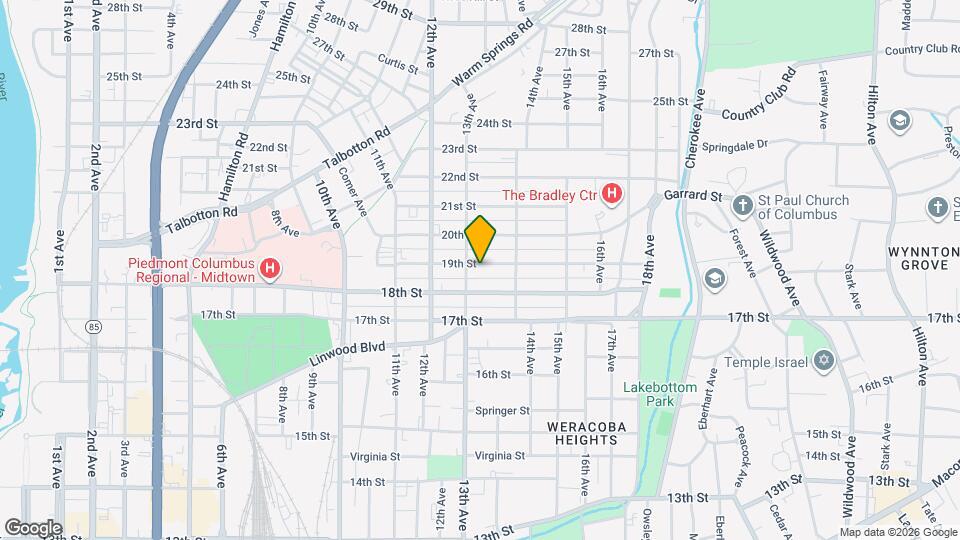 1312 19th St Map and Location Details