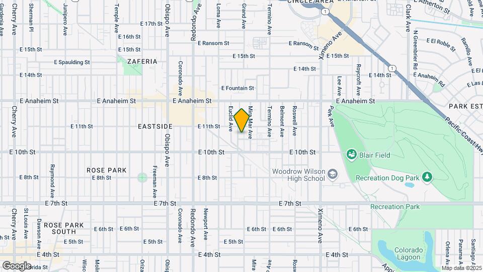 1060 Grand Ave Map and Location Details