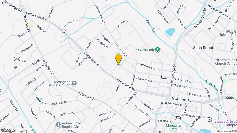 134 Fernside Ct Map and Location Details